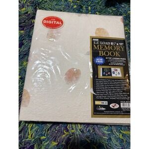 PIONEER EZ LOAD Top Load 8-1/2x11 Photo Memory Book Scrapbook NEW Textured Cover